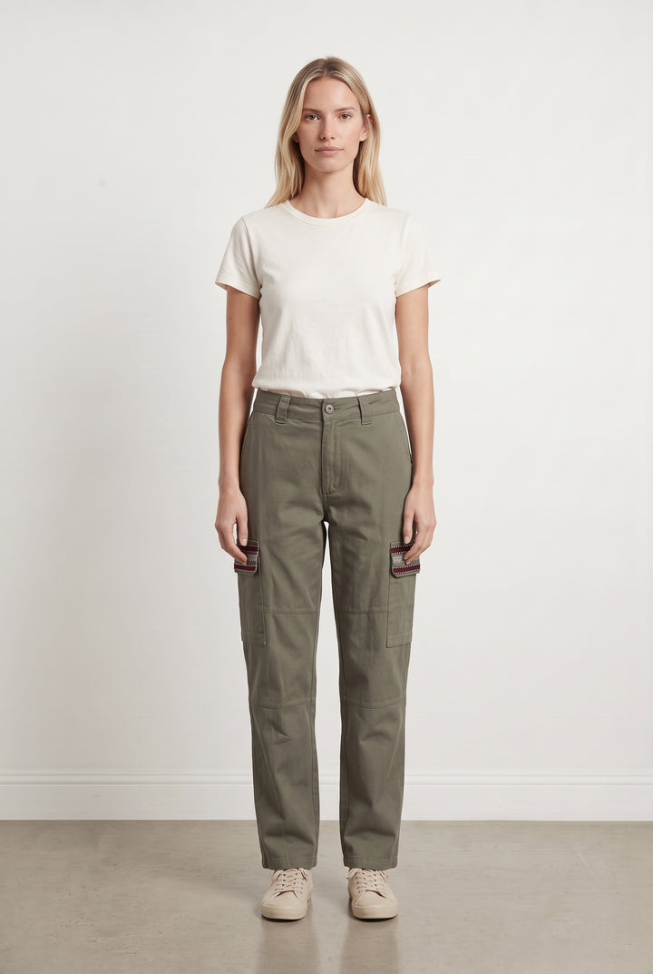 Pantalon Cargo Vert - Taille S/36 de la marque Stella Forest | PARAD49217 - Vendu par Paradigme - Image 1