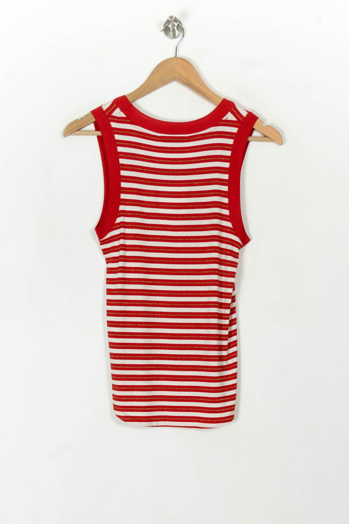 Débardeur Rayé Rouge et Blanc - Taille XS/34 de la marque ZAPA | PARAD49222 - Vendu par Paradigme - Image 5