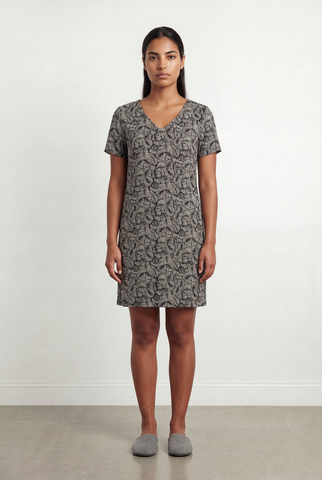 Robe Midi Noire et Blanche - Taille L/40 de la marque IKKS | PARAD49224 - Vendu par Paradigme - Image 1