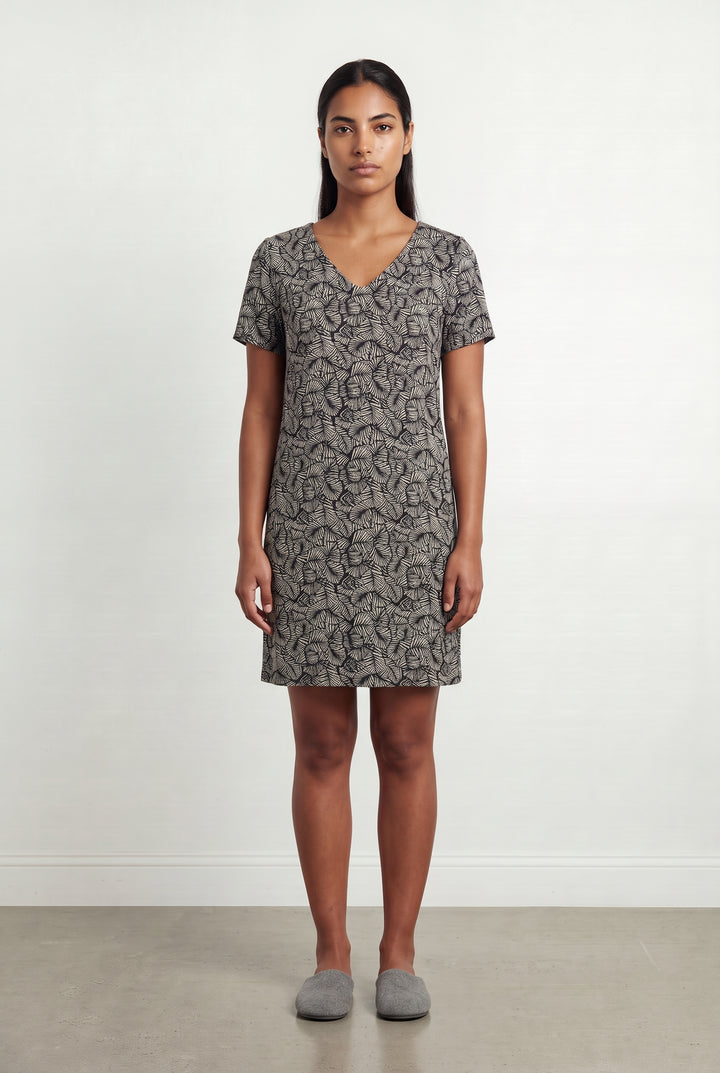 Robe Midi Noire et Blanche - Taille L/40 de la marque IKKS | PARAD49224 - Vendu par Paradigme - Image 1