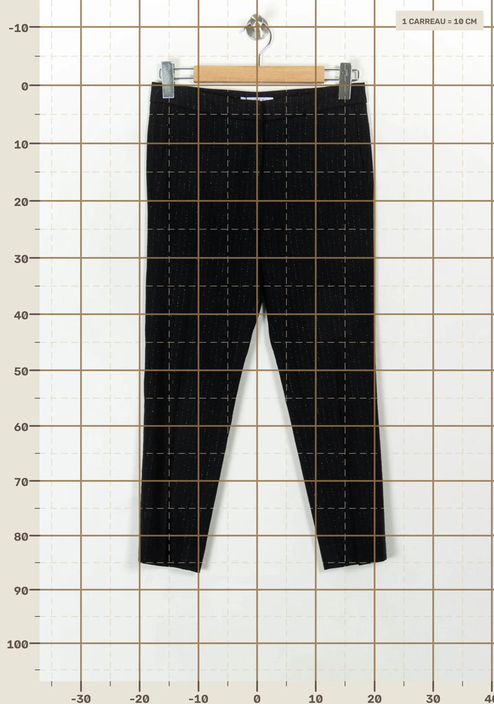 Pantalon Noir - Taille S/36 de la marque Sandro | PARAD49226 - Vendu par Paradigme - Image 4