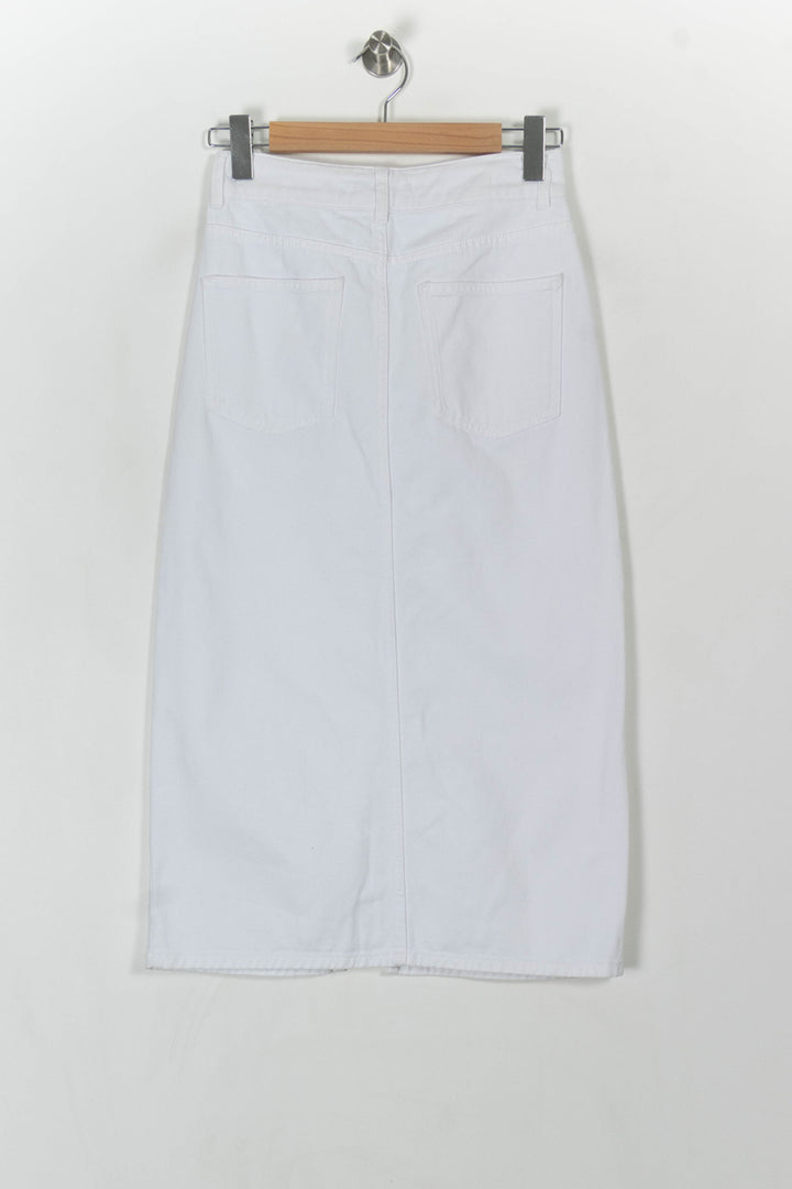Jupe Longue Blanche - Taille M/38 de la marque ZAPA | PARAD49232 - Vendu par Paradigme - Image 5