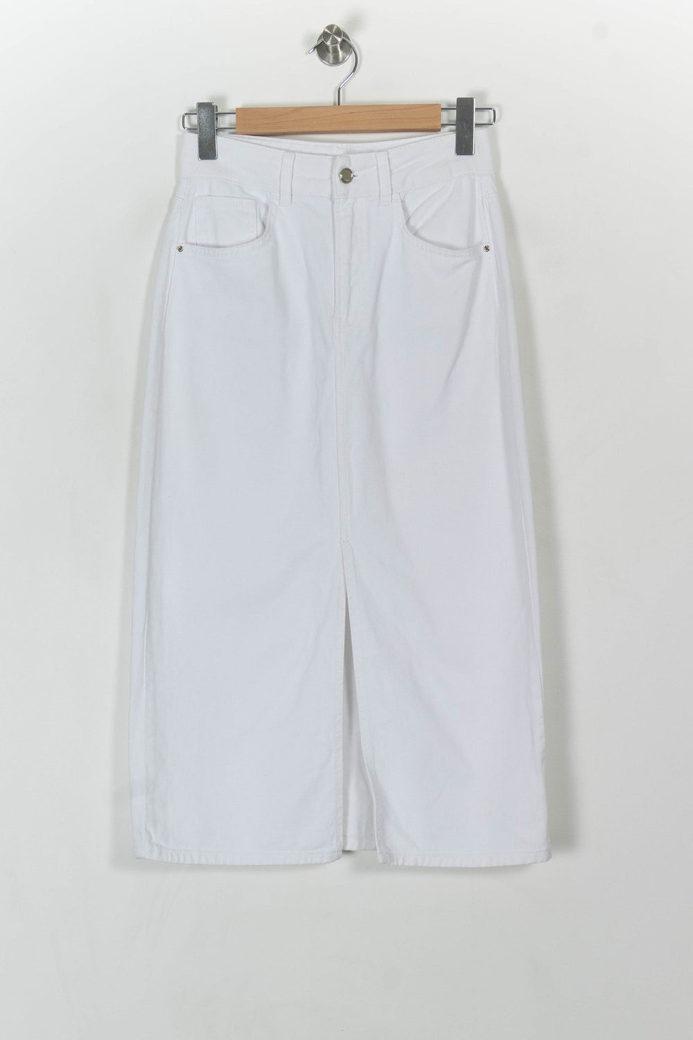 Jupe Longue Blanche - Taille M/38 de la marque ZAPA | PARAD49232 - Vendu par Paradigme - Image 2