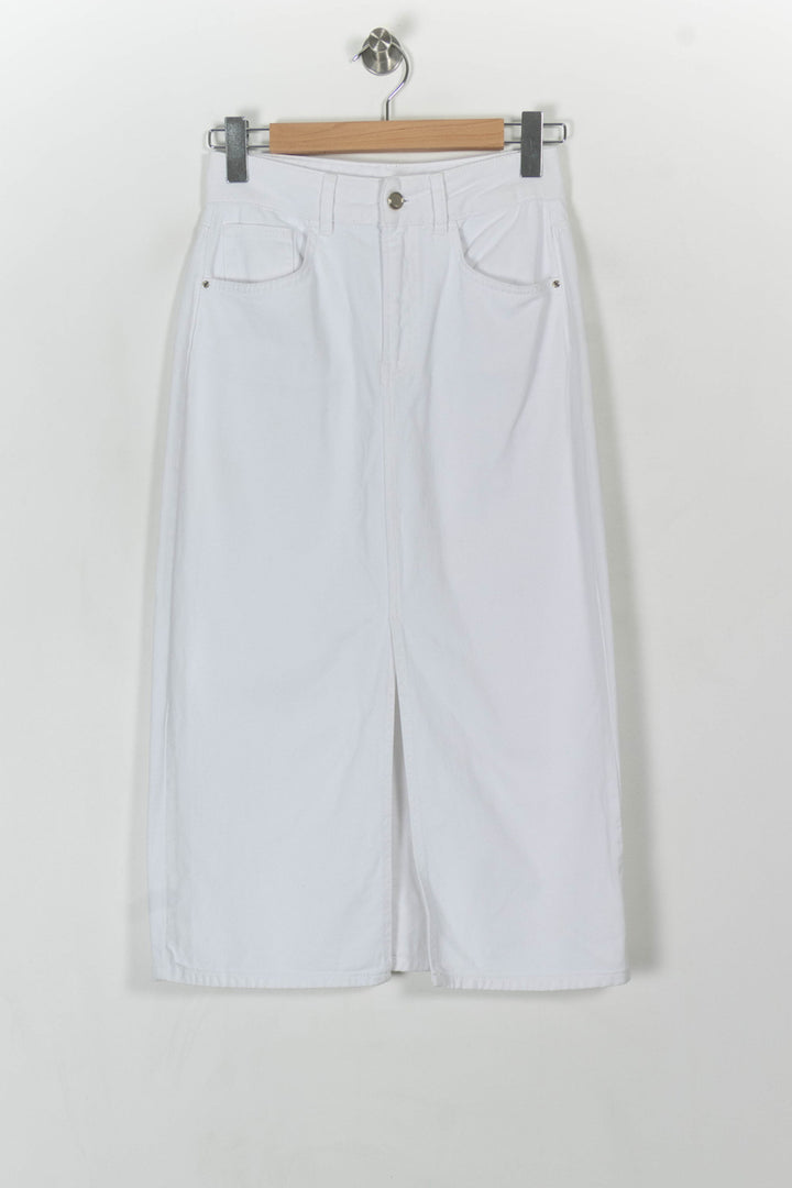 Jupe Longue Blanche - Taille M/38 de la marque ZAPA | PARAD49232 - Vendu par Paradigme - Image 2