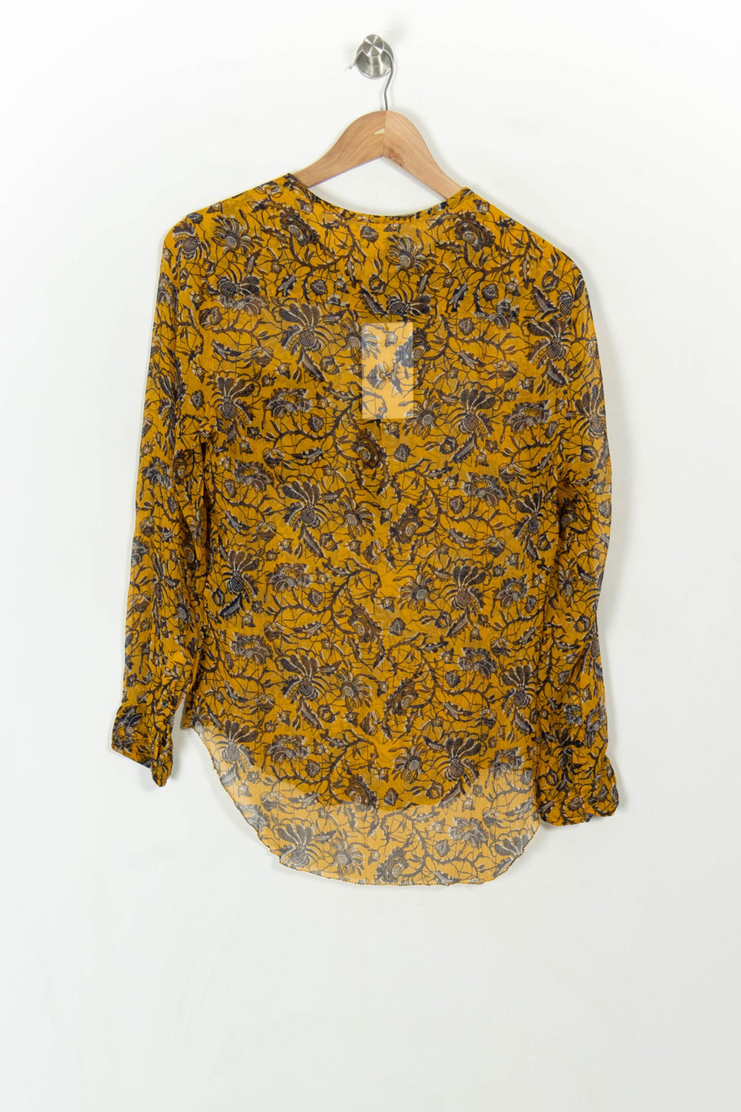 Blouse Orange et Noire - Taille XL/42 de la marque Isabel Marant étoile | PARAD49238 - Vendu par Paradigme - Image 5