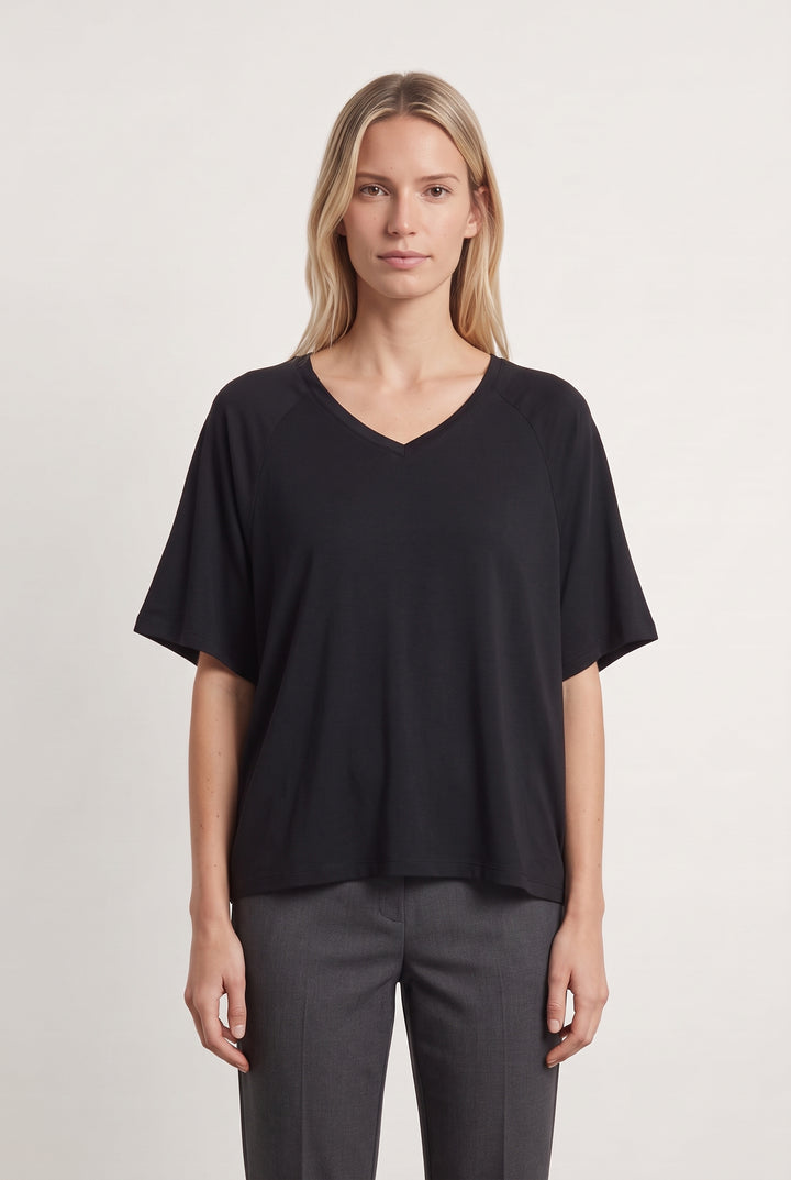 Blouse Noire - Taille M/38 de la marque American Vintage | PARAD49254 - Vendu par Paradigme - Image 1