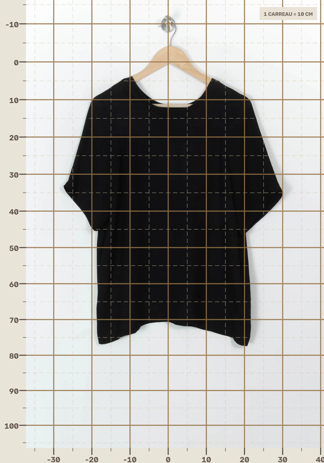 Blouse Noire - Taille M/38 de la marque American Vintage | PARAD49254 - Vendu par Paradigme - Image 4