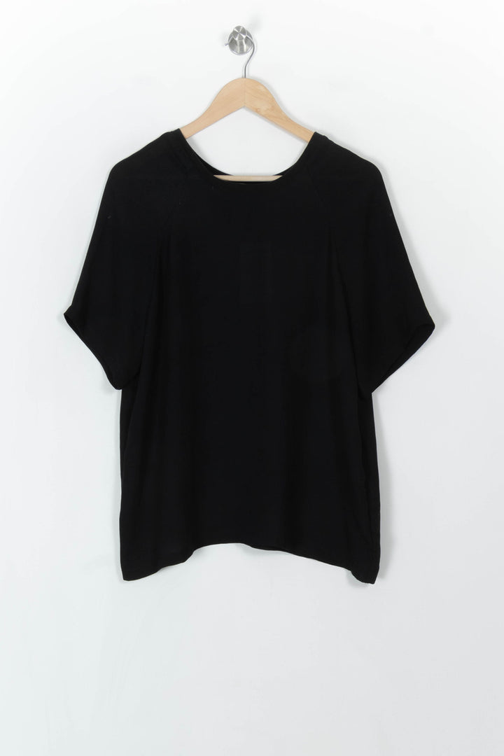 Blouse Noire - Taille M/38 de la marque American Vintage | PARAD49254 - Vendu par Paradigme - Image 2