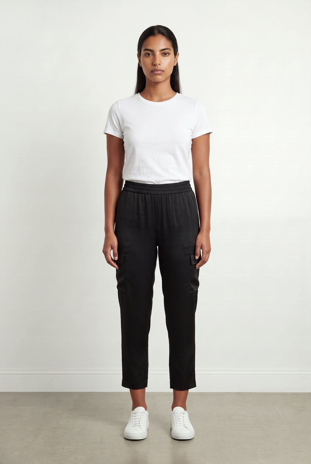 Pantalon Cargo Noir - Taille L/40 de la marque Claudie Pierlot | PARAD49259 - Vendu par Paradigme - Image 1