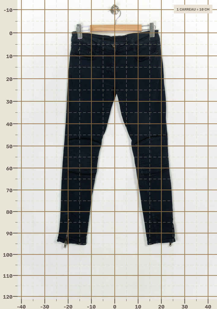 Jean Skinny Bleu - Taille M/38 de la marque Sandro | PARAD49264 - Vendu par Paradigme - Image 4