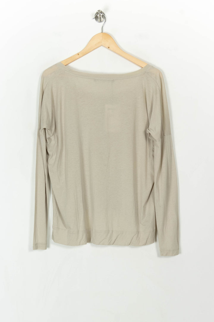 T-shirt Manches Longues Beige - Taille L/40 de la marque Comptoir des Cotonniers | PARAD49266 - Vendu par Paradigme - Image 5