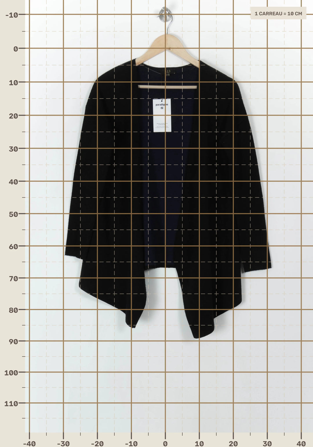 Cardigan Noir - Taille S/36 de la marque Maison 123 | PARAD49272 - Vendu par Paradigme - Image 4
