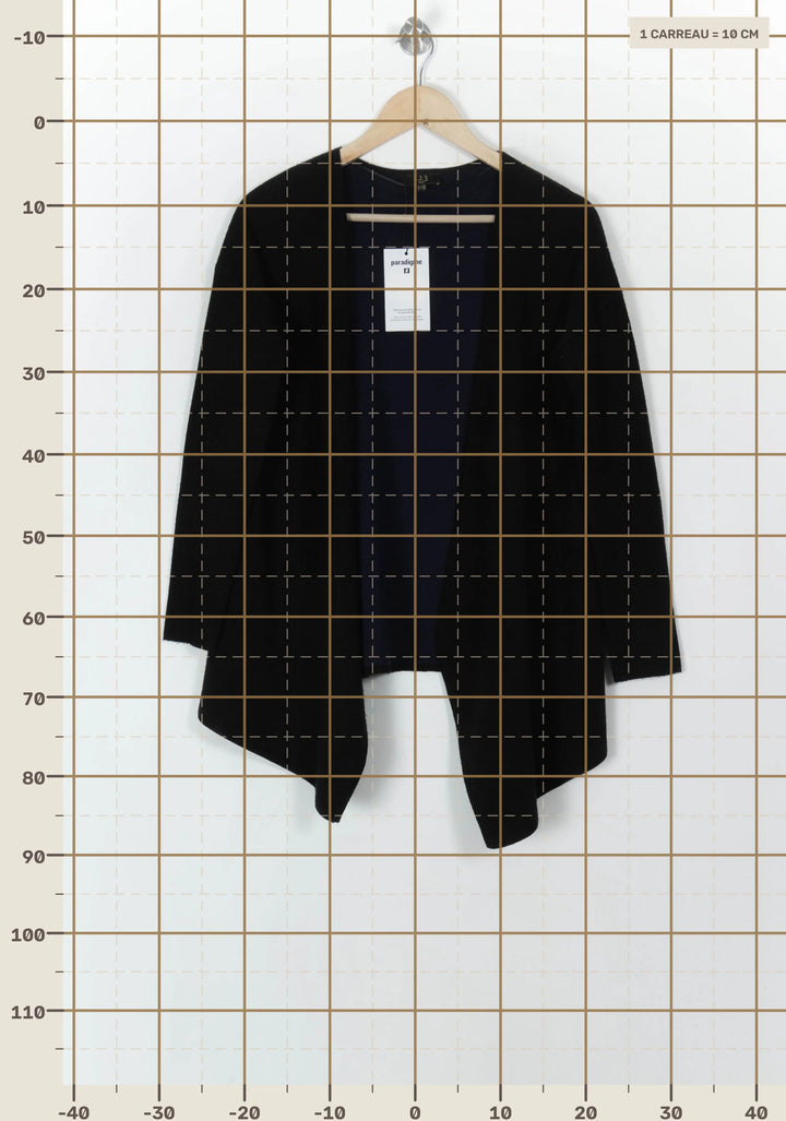 Cardigan Noir - Taille S/36 de la marque Maison 123 | PARAD49272 - Vendu par Paradigme - Image 4