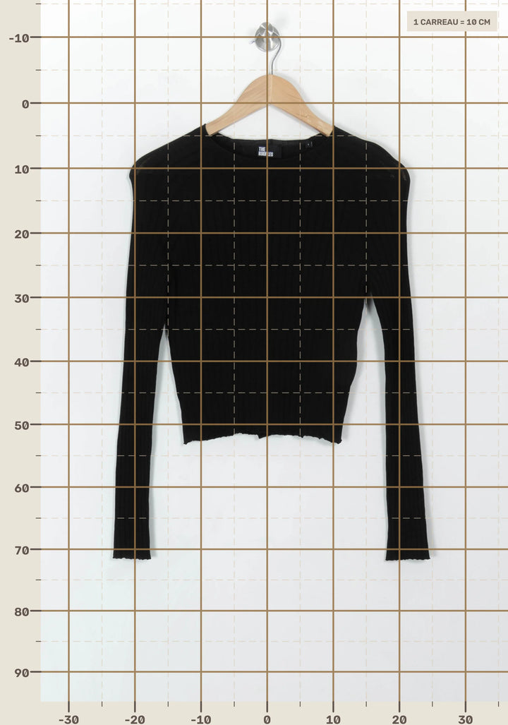 Pull Noir - Taille S/36 de la marque The Kooples | PARAD49275 - Vendu par Paradigme - Image 4