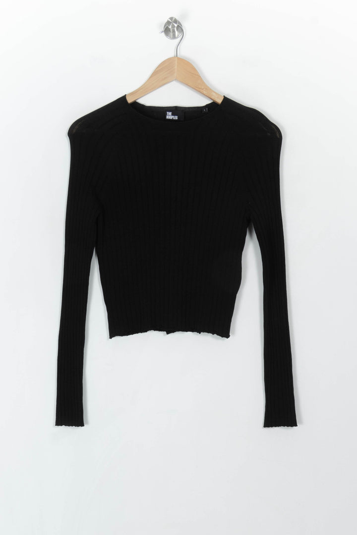 Pull Noir - Taille S/36 de la marque The Kooples | PARAD49275 - Vendu par Paradigme - Image 2