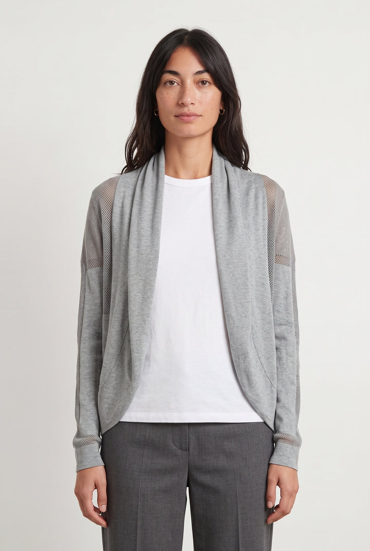 Cardigan Gris - Taille XS/34 de la marque IKKS | PARAD49277 - Vendu par Paradigme - Image 1