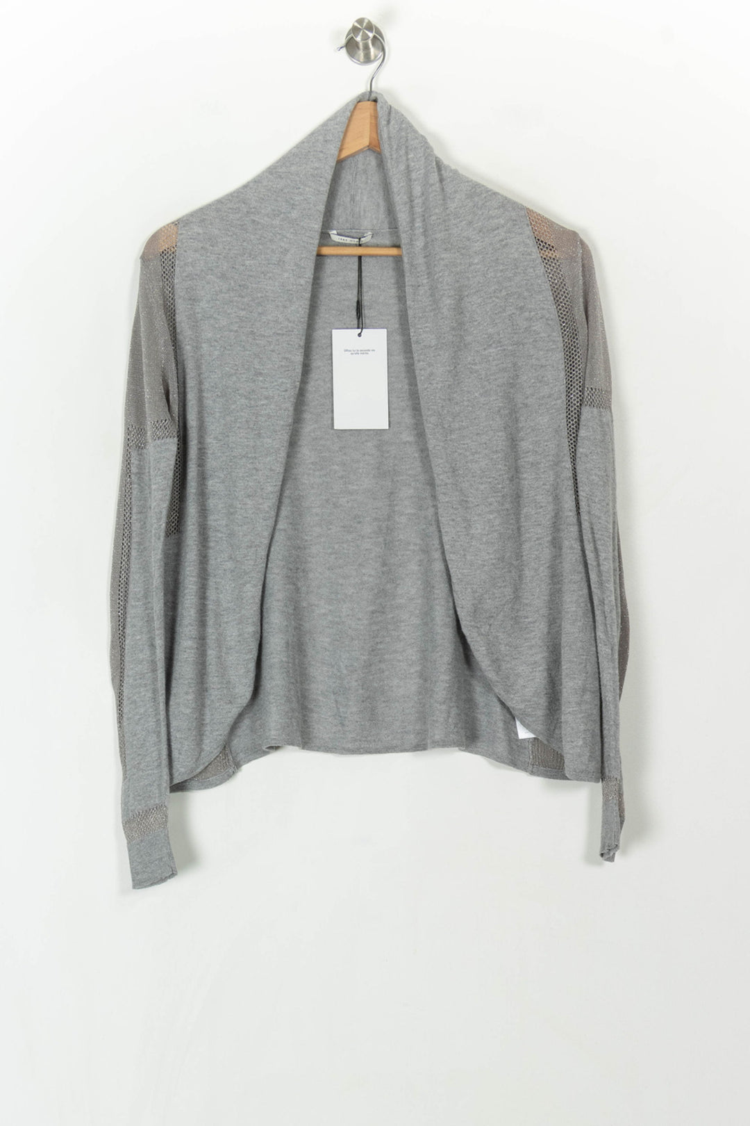 Cardigan Gris - Taille XS/34 de la marque IKKS | PARAD49277 - Vendu par Paradigme - Image 2