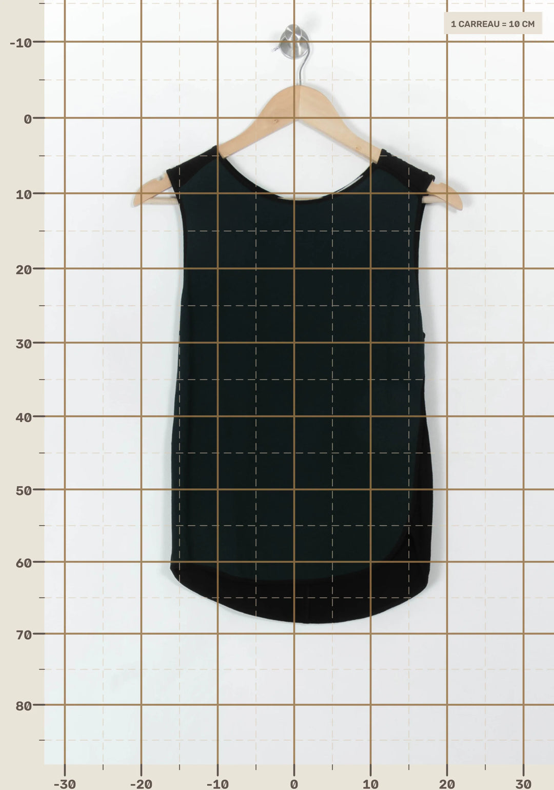 Débardeur Vert et Noir - Taille S/36 de la marque Sandro | PARAD49280 - Vendu par Paradigme - Image 4