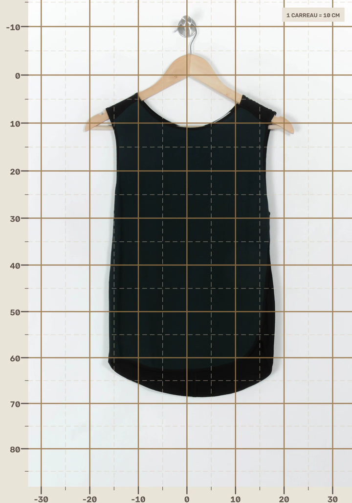 Débardeur Vert et Noir - Taille S/36 de la marque Sandro | PARAD49280 - Vendu par Paradigme - Image 4