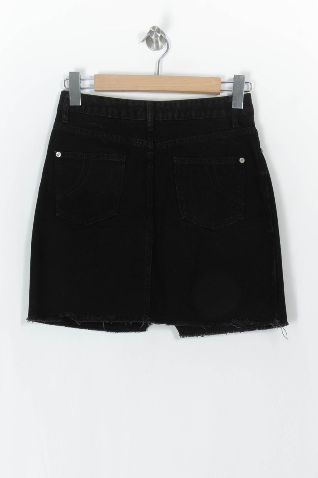 Jupe En Jean Noire - Taille M/38 de la marque Maje | PARAD49282 - Vendu par Paradigme - Image 5
