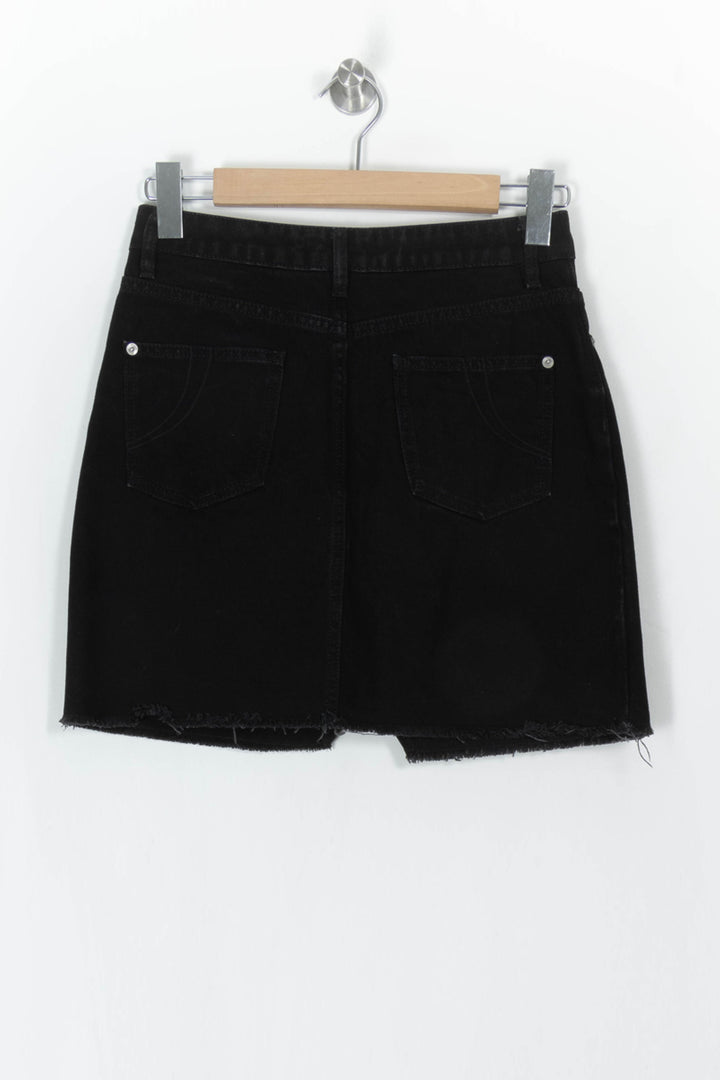 Jupe En Jean Noire - Taille M/38 de la marque Maje | PARAD49282 - Vendu par Paradigme - Image 5