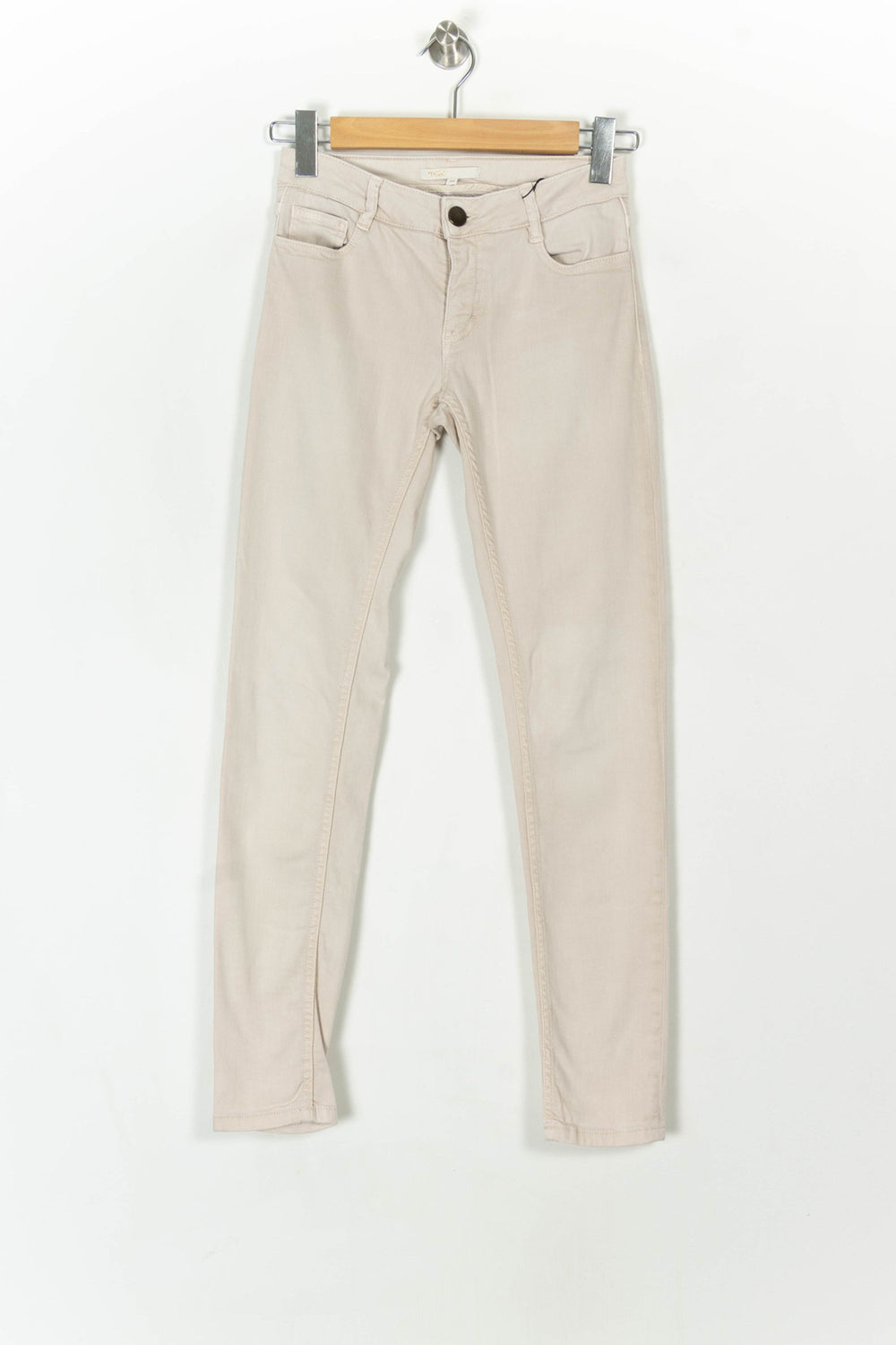 Jean Beige - Taille S/36 de la marque Maje | PARAD49283 - Vendu par Paradigme - Image 2