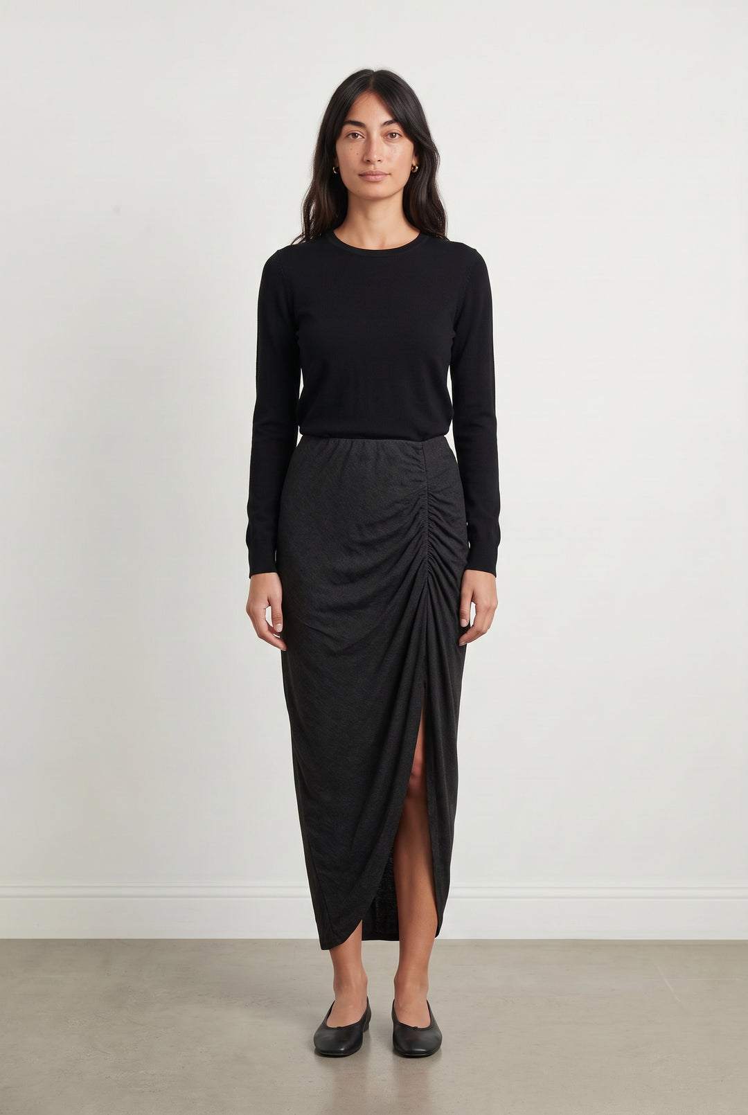 Jupe Longue Grise - Taille M/38 de la marque All Saints | PARAD49288 - Vendu par Paradigme - Image 1