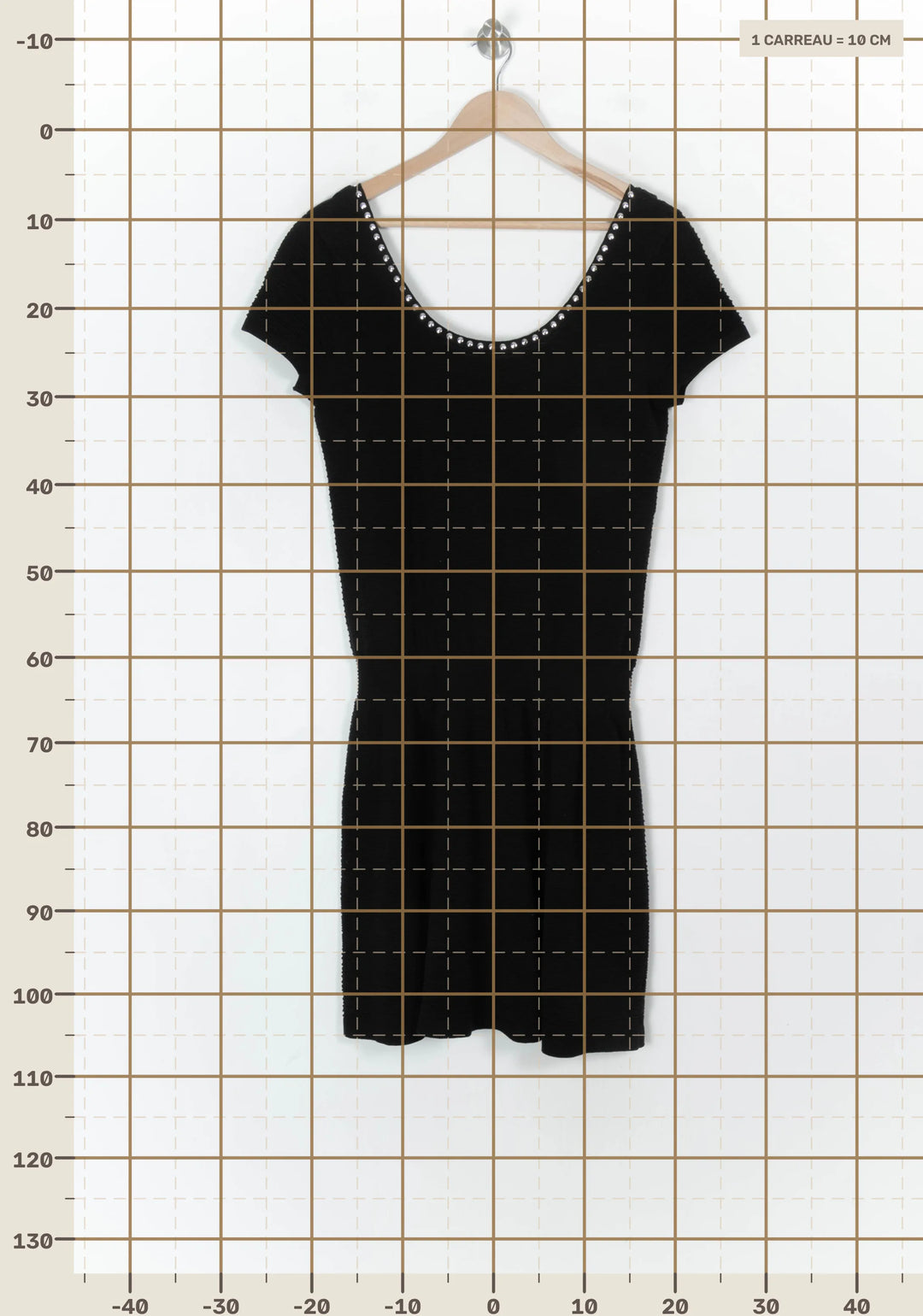 Robe Courte Noire - Taille M/38 de la marque Sandro | PARAD49293 - Vendu par Paradigme - Image 4