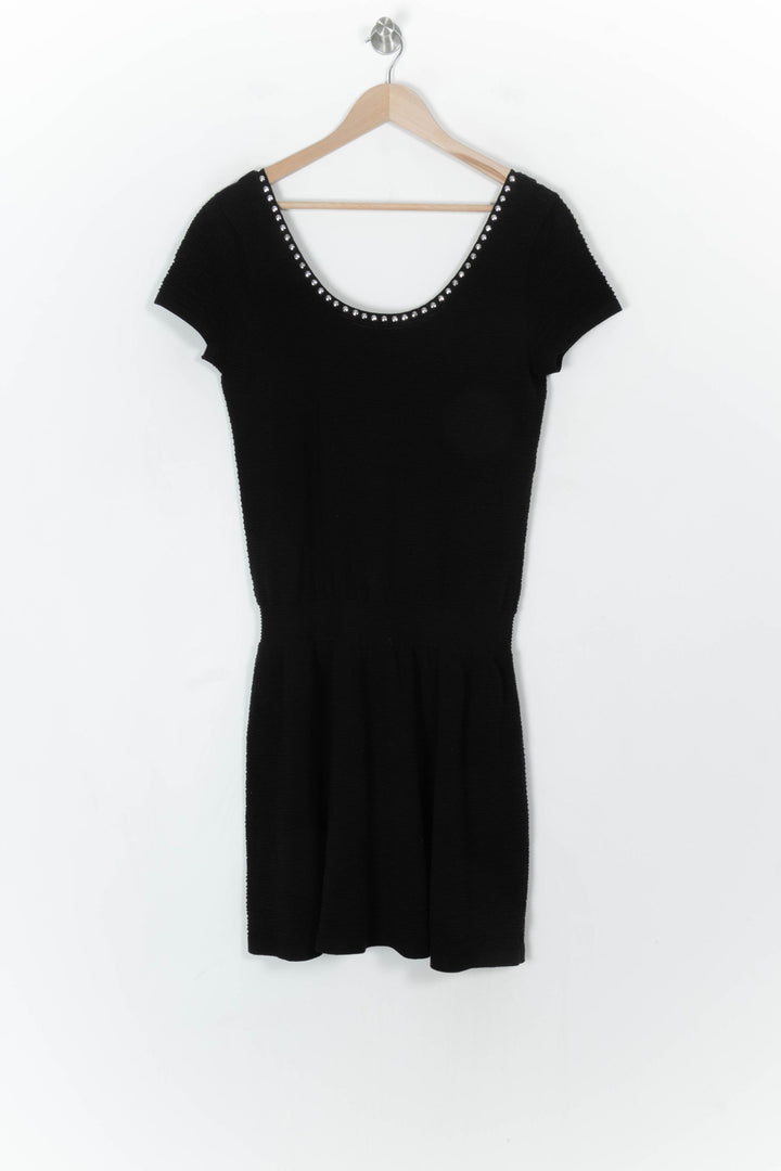 Robe Courte Noire - Taille M/38 de la marque Sandro | PARAD49293 - Vendu par Paradigme - Image 2
