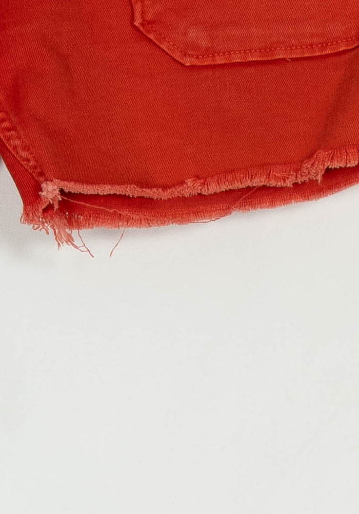 Short en Jean Rouge - Taille M/38 de la marque ba&amp;sh | PARAD49298 - Vendu par Paradigme - Image 3
