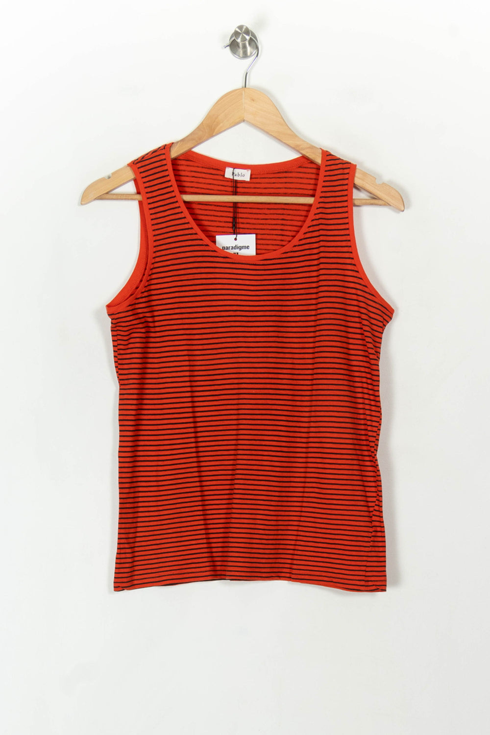 Débardeur Rouge et Noir - Taille M/38 de la marque Pablo | PARAD49302 - Vendu par Paradigme - Image 2