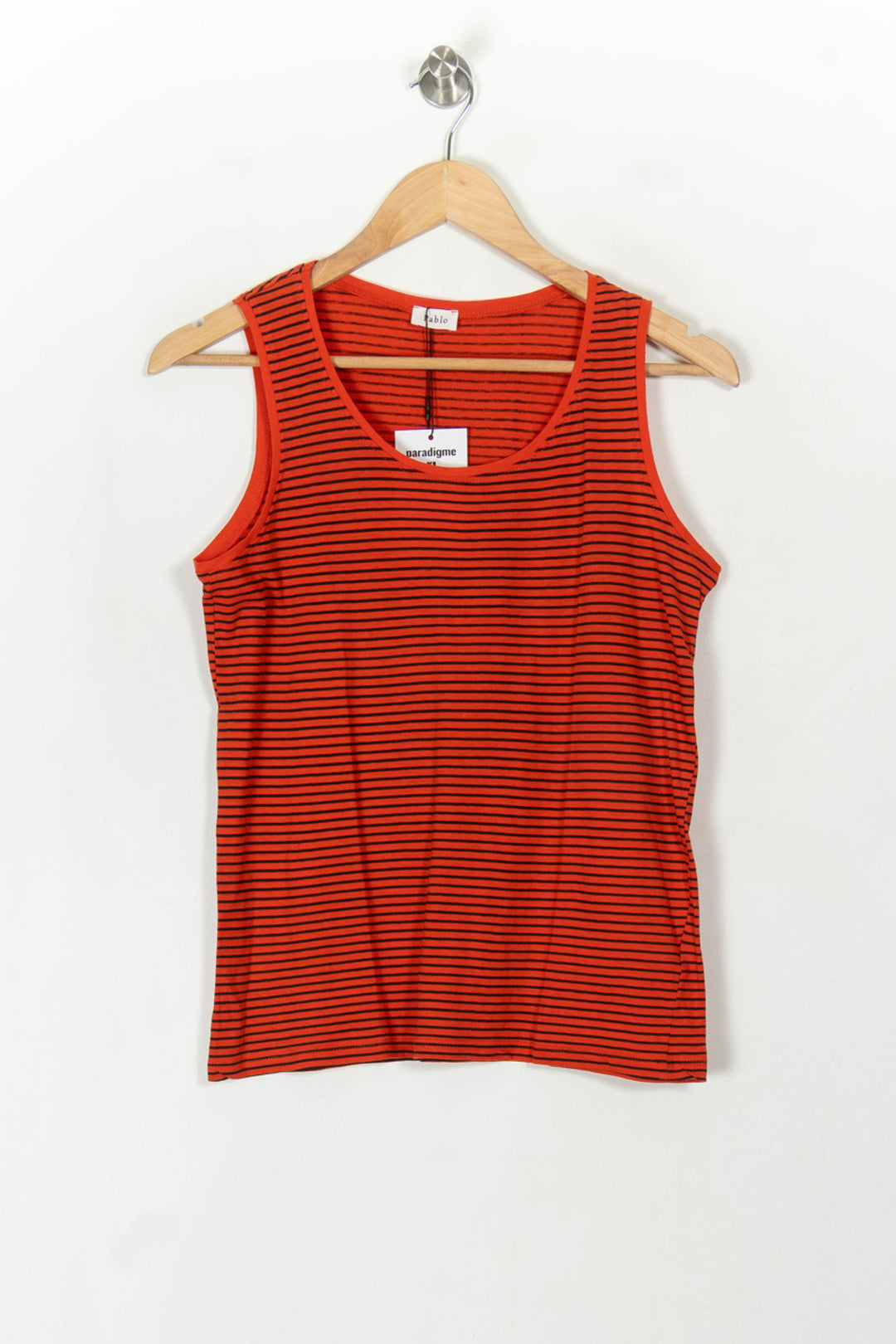 Débardeur Rouge et Noir - Taille M/38 de la marque Pablo | PARAD49302 - Vendu par Paradigme - Image 2