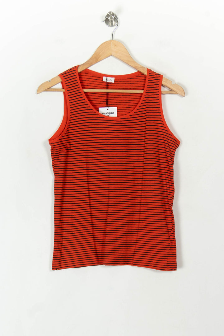 Débardeur Rouge et Noir - Taille M/38 de la marque Pablo | PARAD49302 - Vendu par Paradigme - Image 2