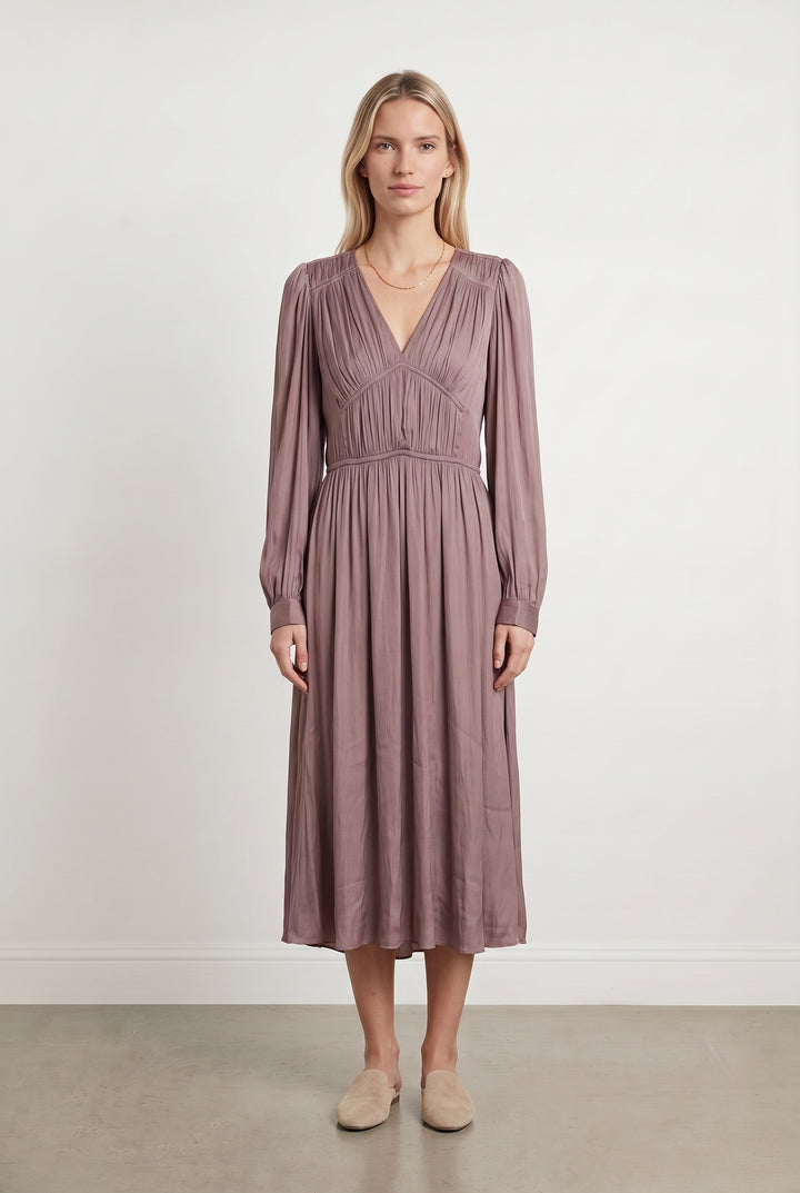 Robe Longue Violette - Taille M/38 de la marque The Kooples | PARAD49325 - Vendu par Paradigme - Image 1