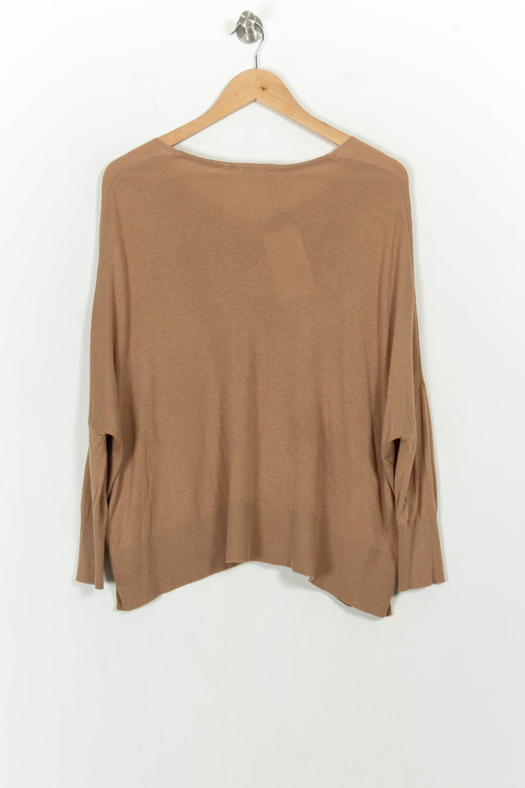 Pull Marron - Taille XS/34 de la marque American Vintage | PARAD49341 - Vendu par Paradigme - Image 4