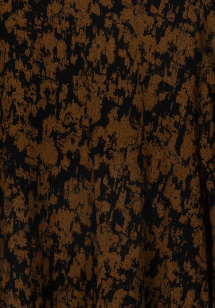 Blouse Marron et Noire - Taille S/36 de la marque American Vintage | PARAD49342 - Vendu par Paradigme - Image 3