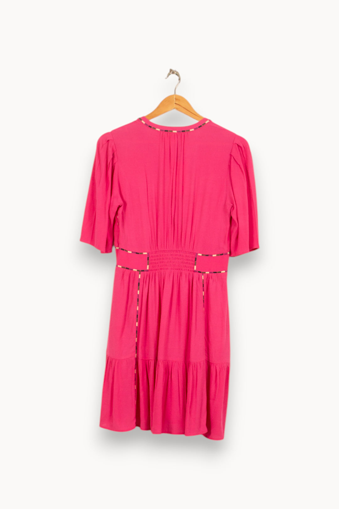 Robe Midi Rose - Taille S/36 de la marque ba&sh | PARAD49367 - Vendu par Paradigme - Image 4