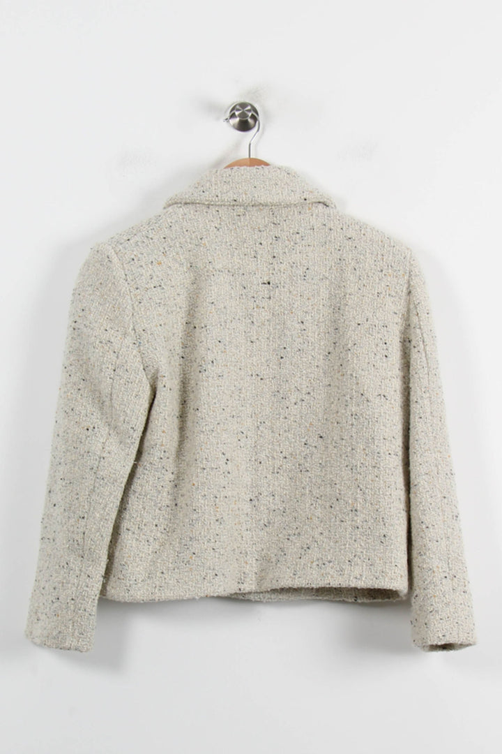 Veste Tweed Beige - Taille S/36 de la marque ba&sh | PARAD49371 - Vendu par Paradigme - Image 4