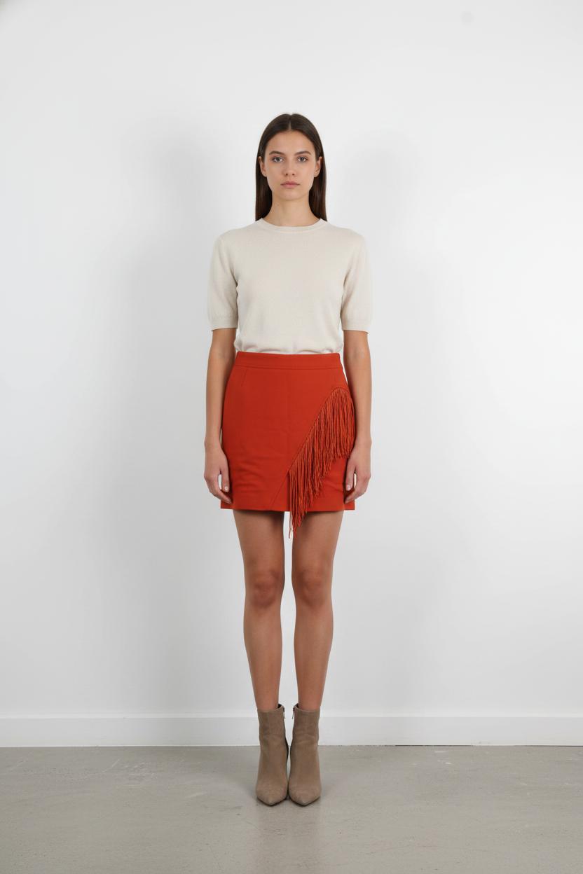 Jupe Courte Orange - Taille S/36