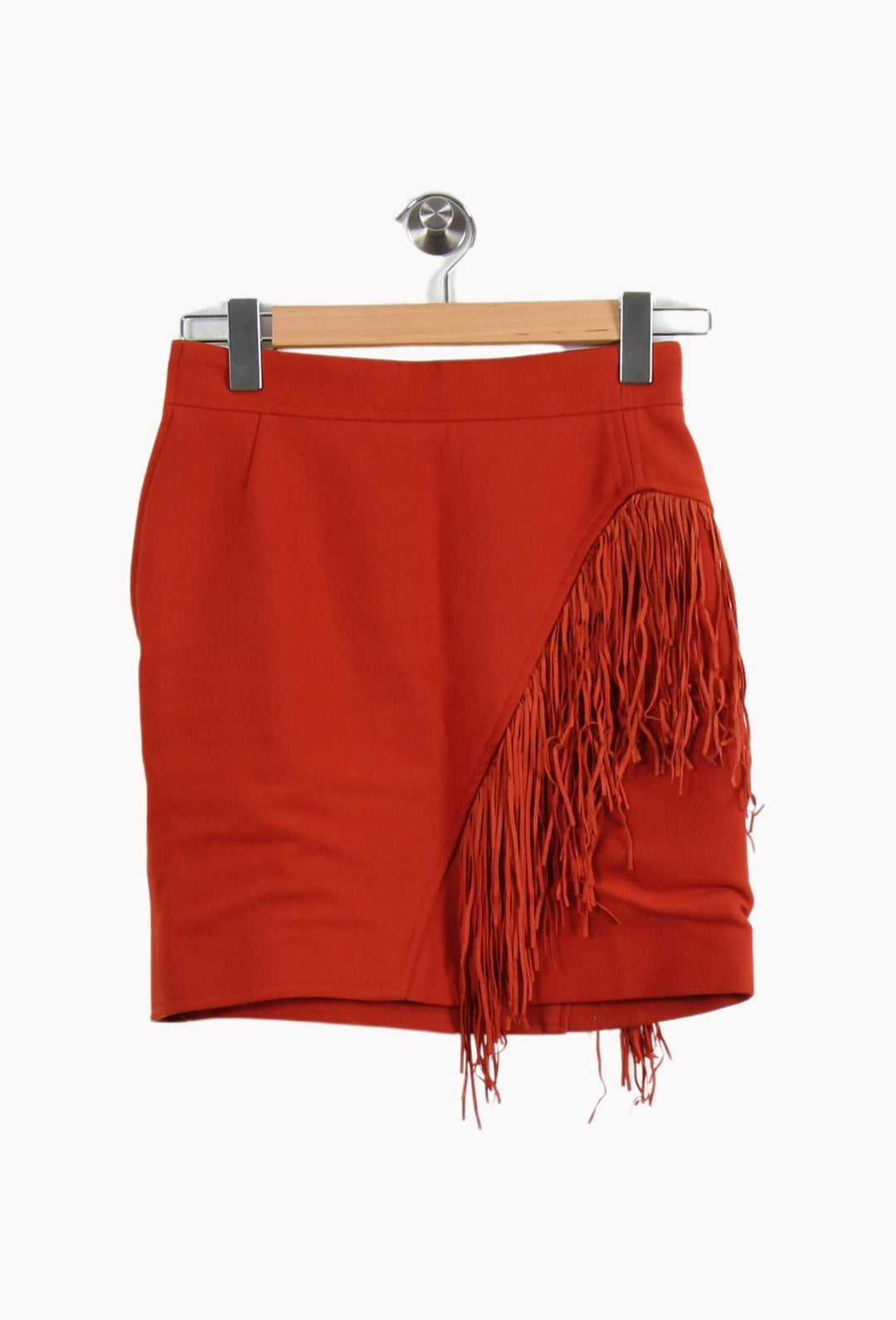 Jupe Courte Orange - Taille S/36 de la marque Maje | PARAD49376 - Vendu par Paradigme - Image 2