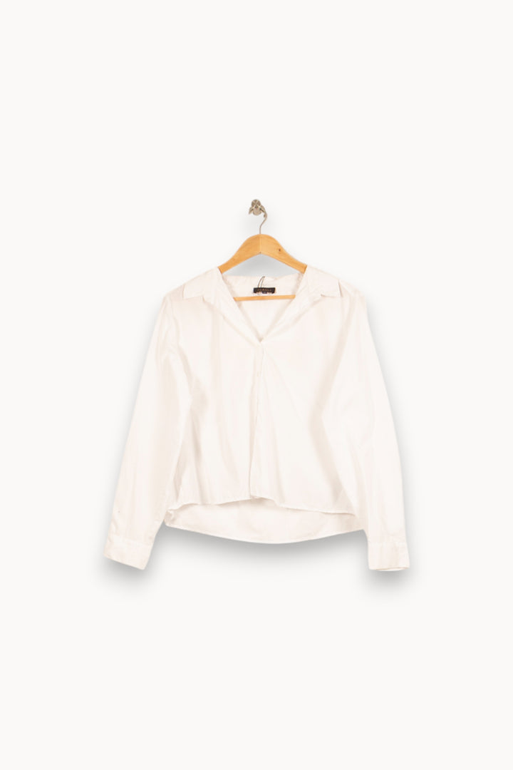 Chemise Blanche - Taille XXL/44 de la marque Caroll | PARAD49385 - Vendu par Paradigme - Image 4
