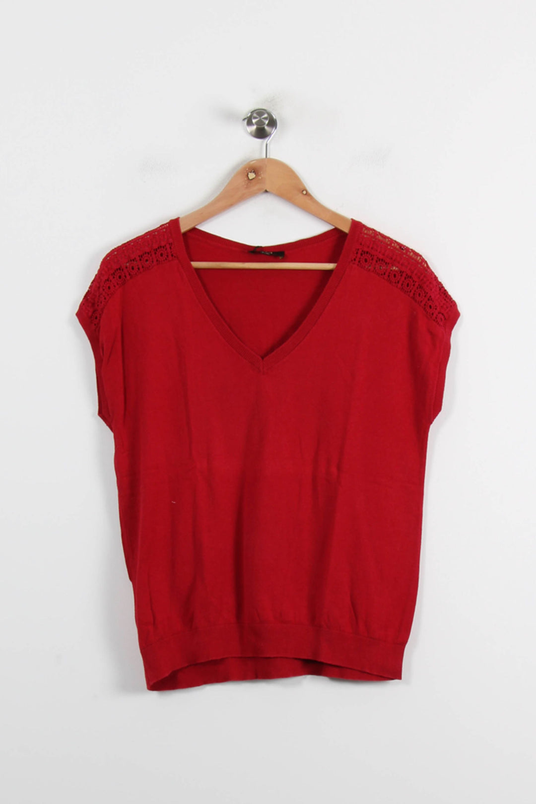 Pull Rouge - Taille L/40 de la marque Maison 123 | PARAD49393 - Vendu par Paradigme - Image 2