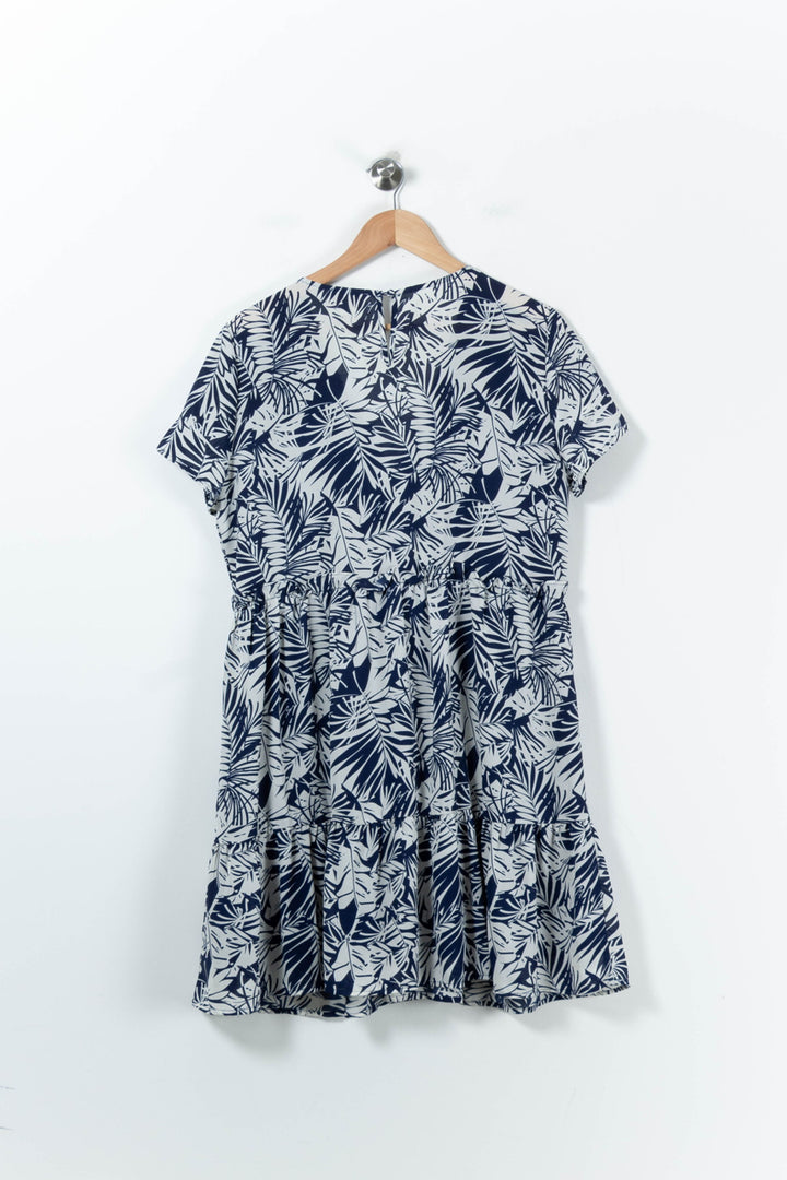 Robe Midi Blanche et Bleue - Taille L/40 de la marque Garance Paris | PARAD49396 - Vendu par Paradigme - Image 4