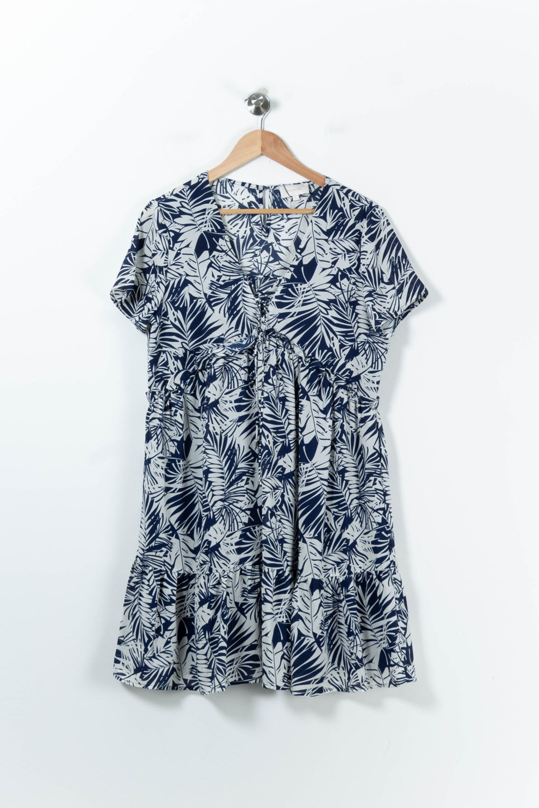 Robe Midi Blanche et Bleue - Taille L/40 de la marque Garance Paris | PARAD49396 - Vendu par Paradigme - Image 2