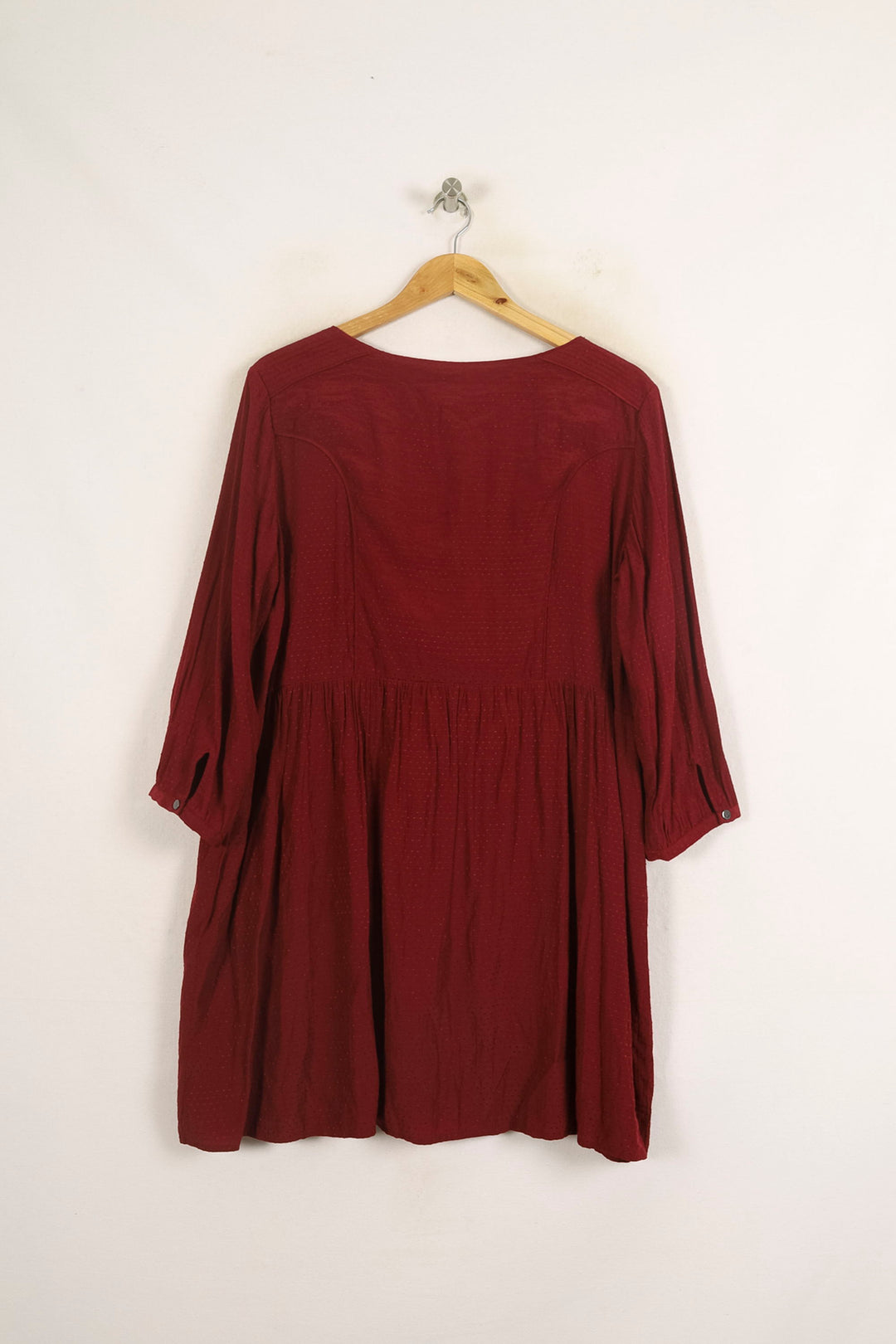 Robe Boutonnée Bordeaux - Taille L/40 de la marque ba&sh | PARAD49404 - Vendu par Paradigme - Image 4