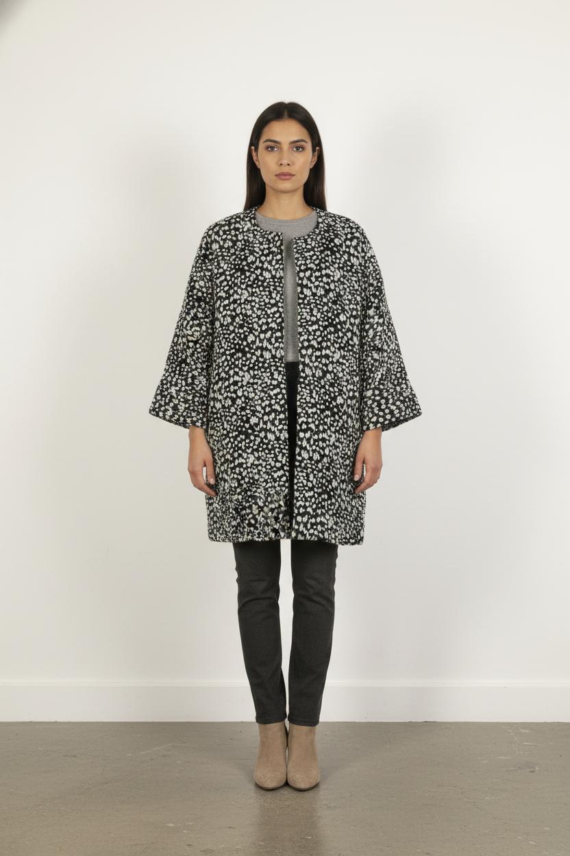 Manteau Noir et Blanc - Taille XXL/44