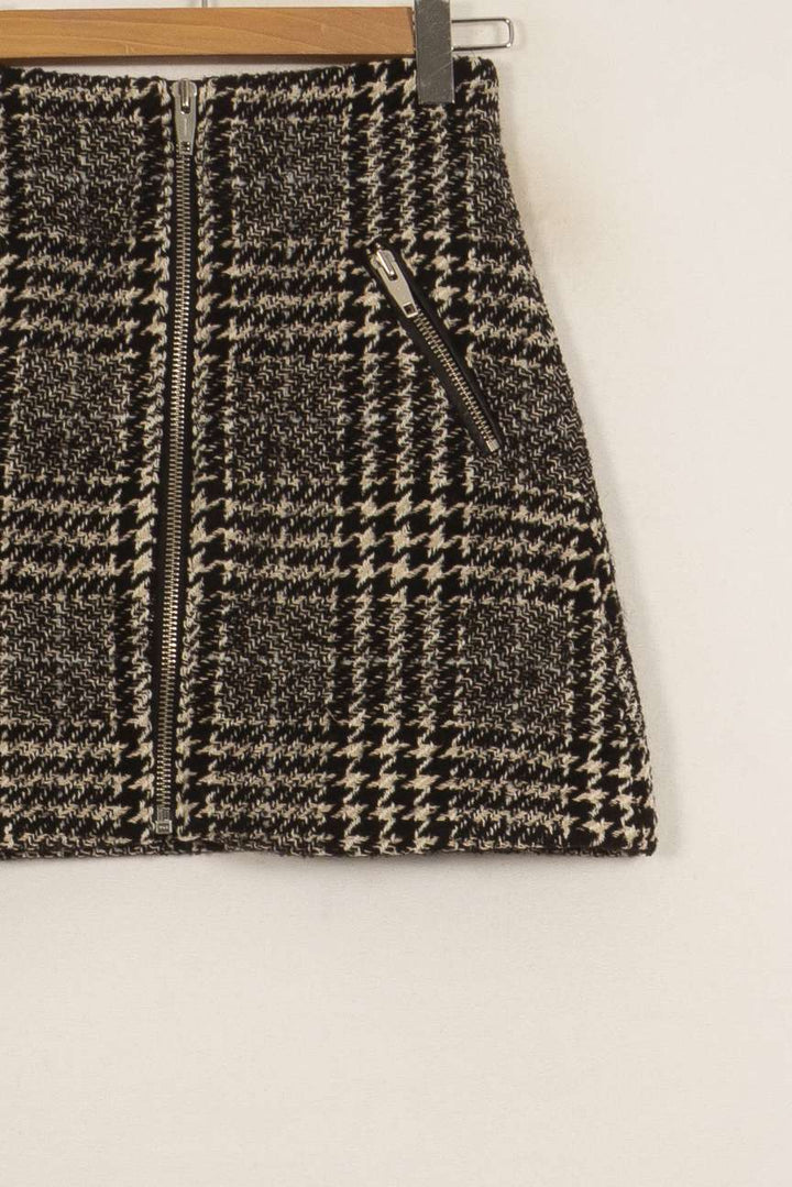 Jupe Courte Noire et Blanche - Taille S/36 de la marque The Kooples | PARAD49455 - Vendu par Paradigme - Image 3