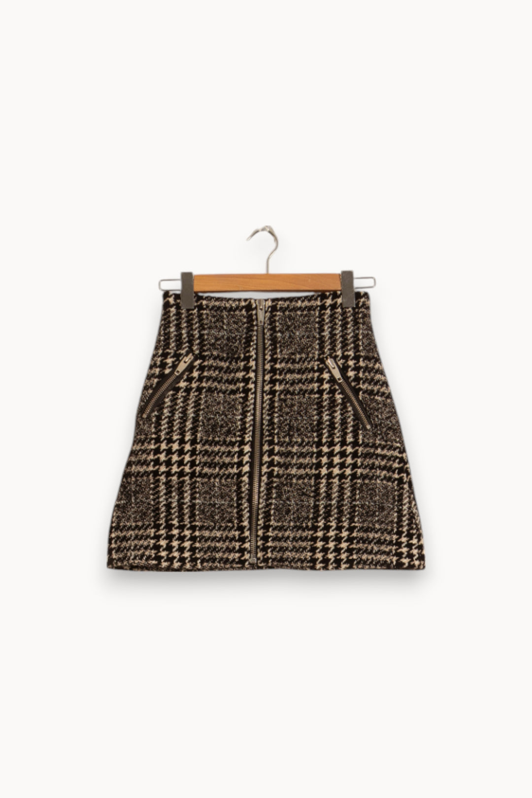 Jupe Courte Noire et Blanche - Taille S/36 de la marque The Kooples | PARAD49455 - Vendu par Paradigme - Image 2