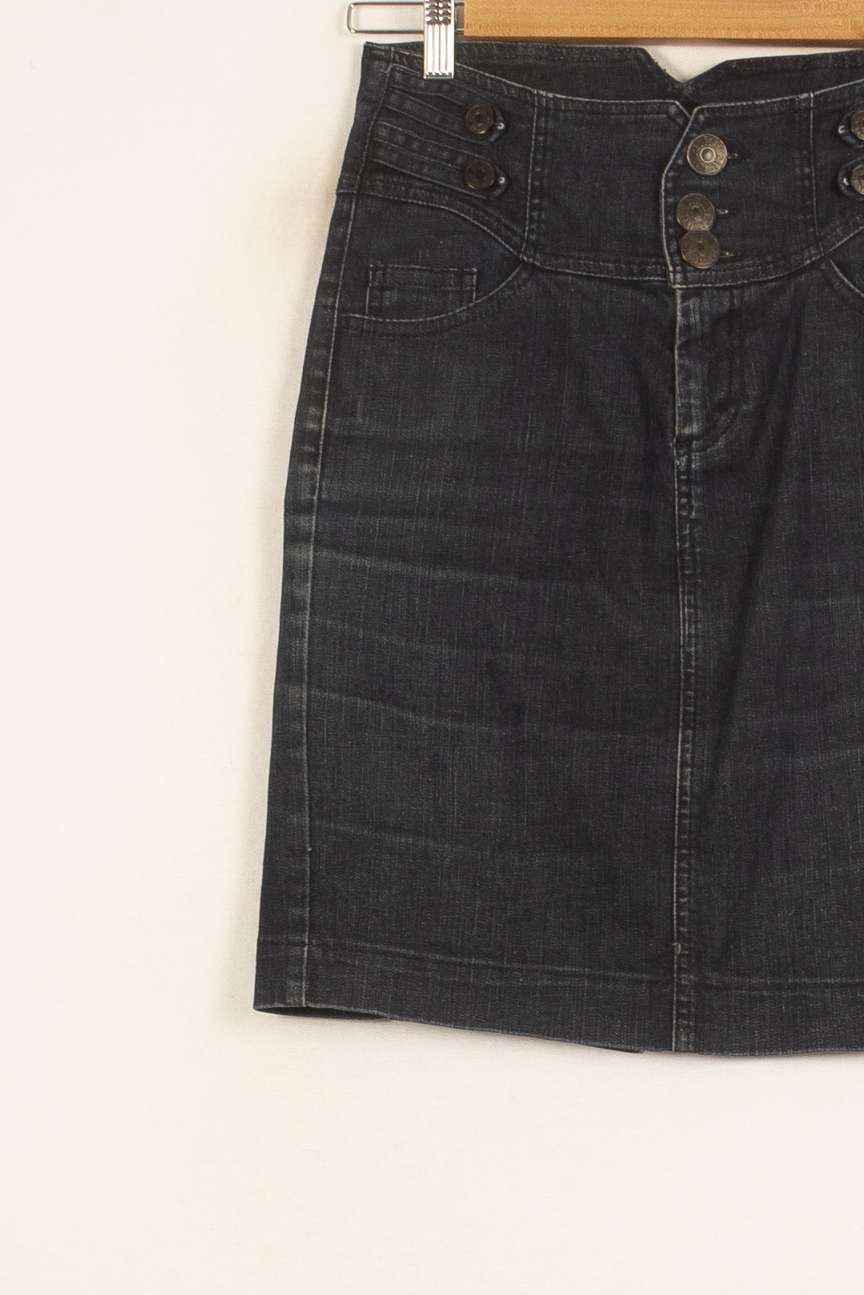 Jupe Midi Bleue - Taille S/36 de la marque IKKS | PARAD49459 - Vendu par Paradigme - Image 2