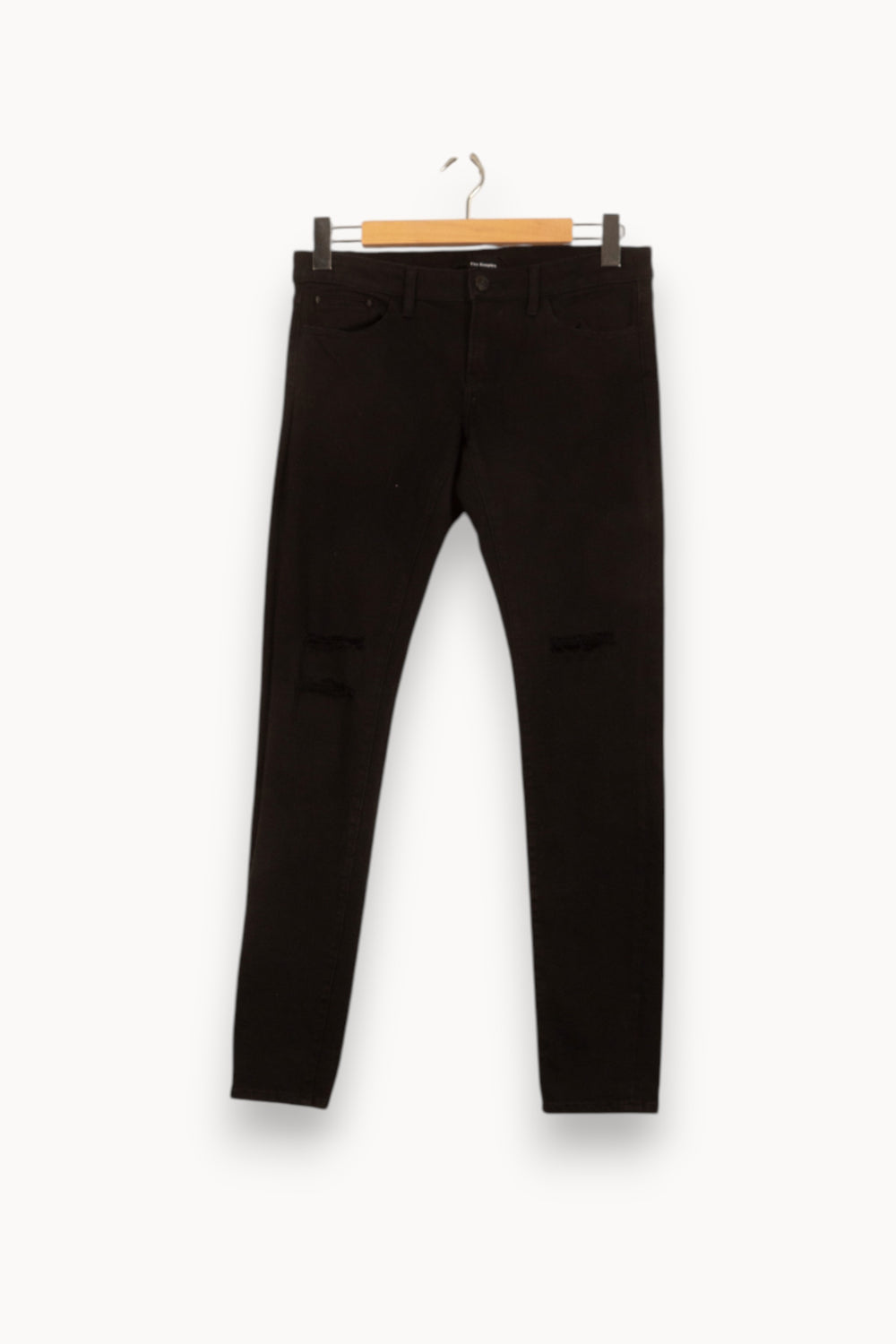 Jean Slim Noir - Taille L/40 de la marque The Kooples | PARAD49473 - Vendu par Paradigme - Image 2